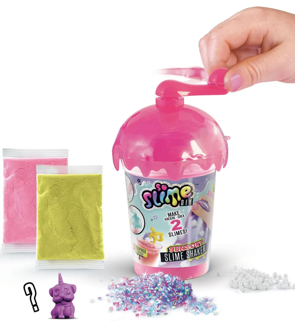 Slim*So Slime DIY-Slim - Sensory Slime Shaker - Assorteret