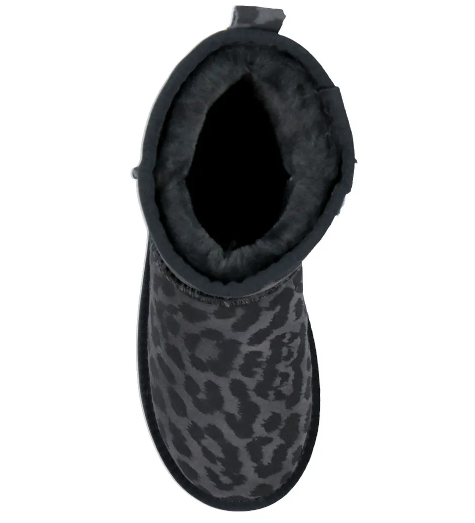 Bamsestøvler*Sofie Schnoor Bamsestøvler - Dictesy - Grå Leopard