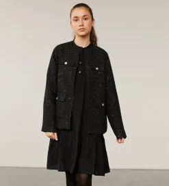 Børn Sofie Schnoor Blazer - Sort/Palietter
