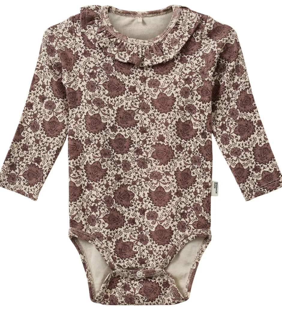 Børn Sofie Schnoor Body l/æ - DicteSB - Aop Flower