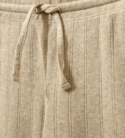 Basis*Sofie Schnoor bukser - LovaSK - Beige m. Hulmønster