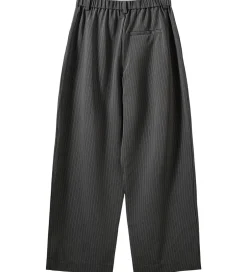 Basis*Sofie Schnoor Bukser - Malinasy - Dark Grey Striped