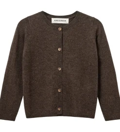 Børn Sofie Schnoor Cardigan - Strik - Uld - Cisse - Brown Fudge