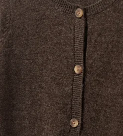 Børn Sofie Schnoor Cardigan - Strik - Uld - Cisse - Brown Fudge