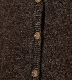 Børn Sofie Schnoor Cardigan - Strik - Uld - Cisse - Brown Fudge