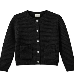 Børn Sofie Schnoor Cardigan - Strik - Kyrask - Sort