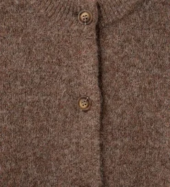 Børn Sofie Schnoor Cardigan - Strik - MauraSY - Brown Melange