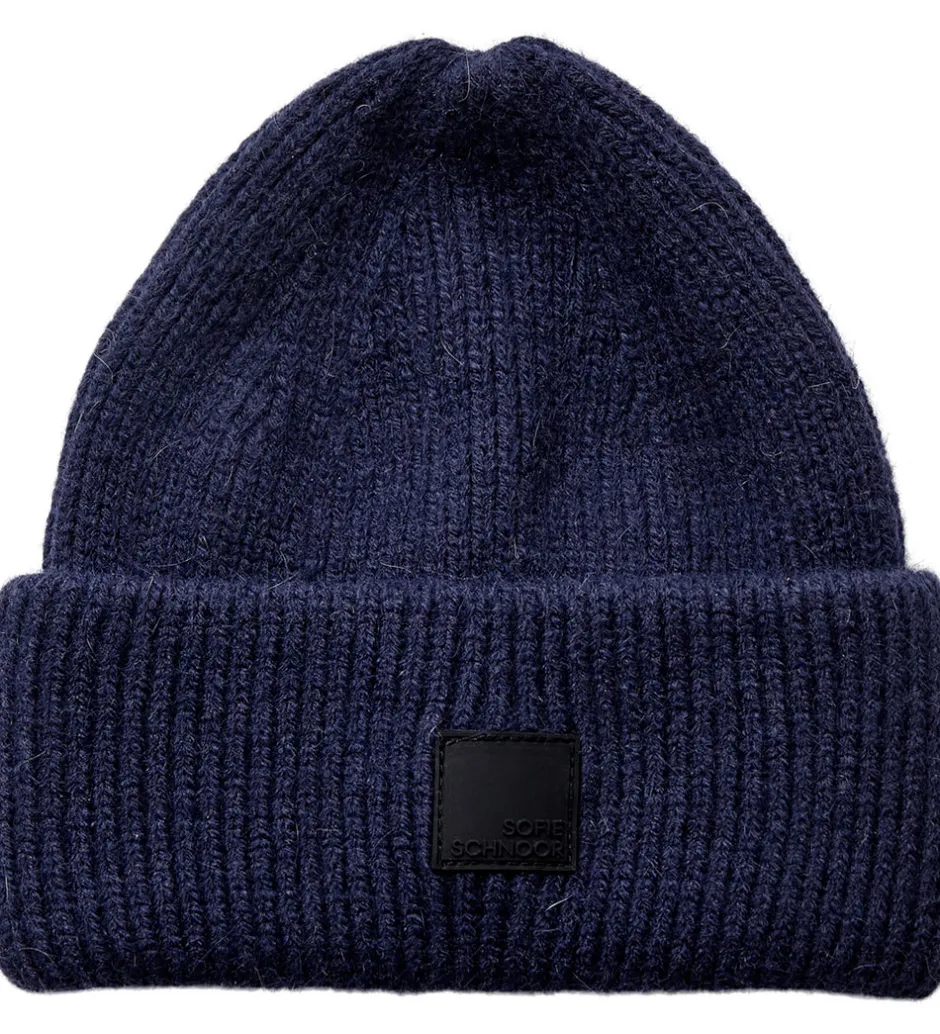 Huer Og Hatte*Sofie Schnoor Hue - Strik/Rib - Hannah - Navy