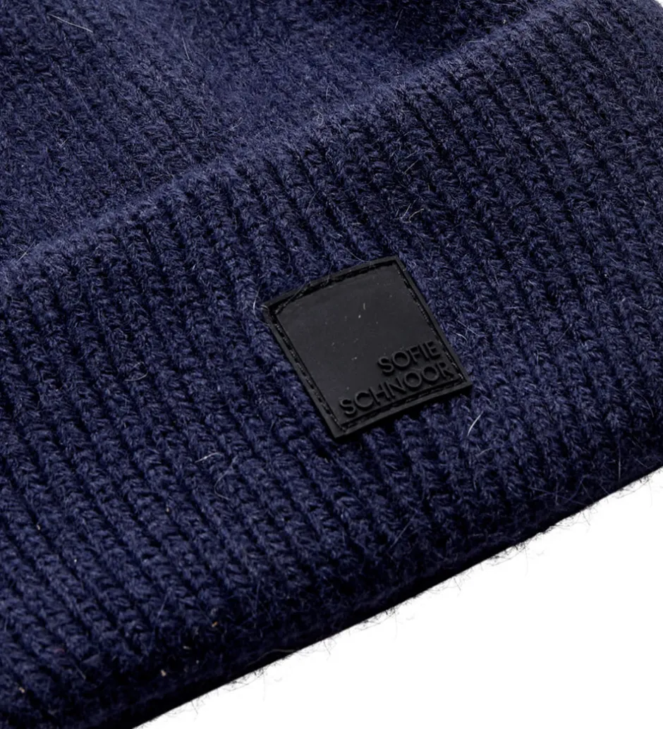 Huer Og Hatte*Sofie Schnoor Hue - Strik/Rib - Hannah - Navy