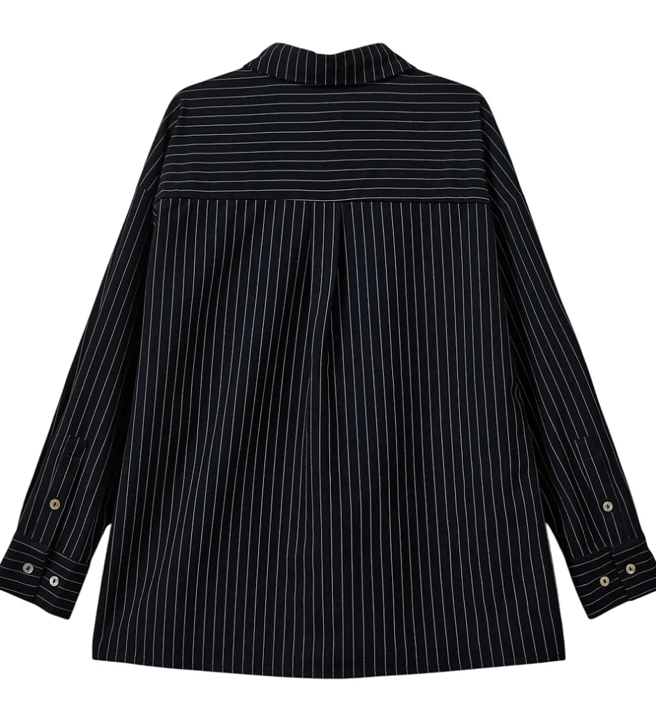 Skjorter*Sofie Schnoor Skjorte - KaliaSy - Dark Navy m. Striber