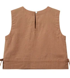 Toppe*Sofie Schnoor Top - Bomuld/Hør - Ezmask - Rose Brown