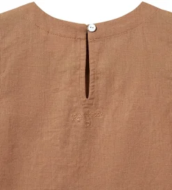 Toppe*Sofie Schnoor Top - Bomuld/Hør - Ezmask - Rose Brown
