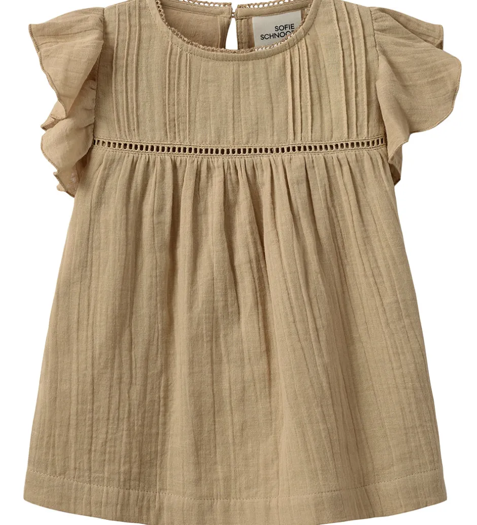 Toppe*Sofie Schnoor Top - Corettesk - Soft Brown