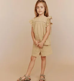 Toppe*Sofie Schnoor Top - Corettesk - Soft Brown