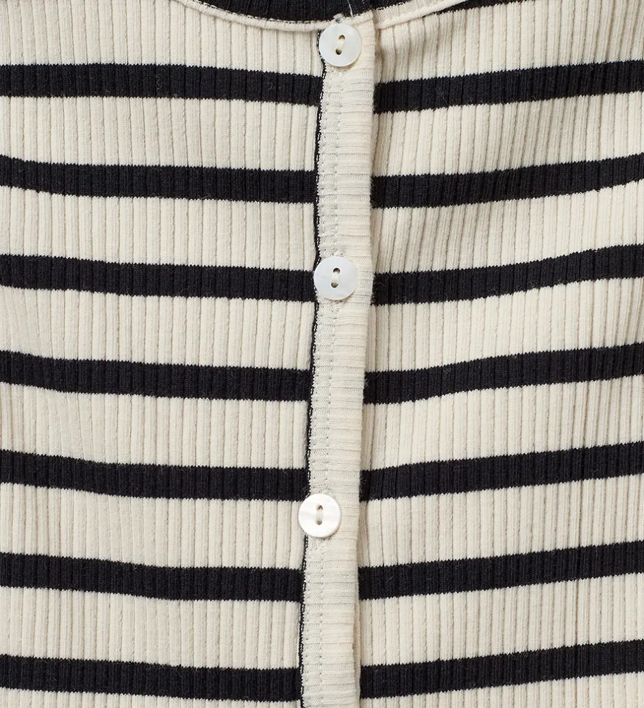 Børn Sofie Schnoor Top - Rib - Tamiliasy - Black Striped