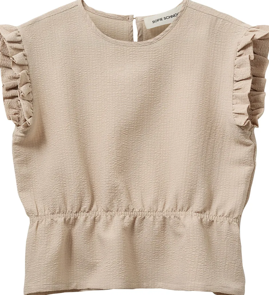 Børn Sofie Schnoor Top - Samillasy - Soft Brown