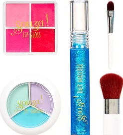 Sminke*Souza Sminkesæt - Øjenskygge/Lipgloss/Hårmascara - Princess