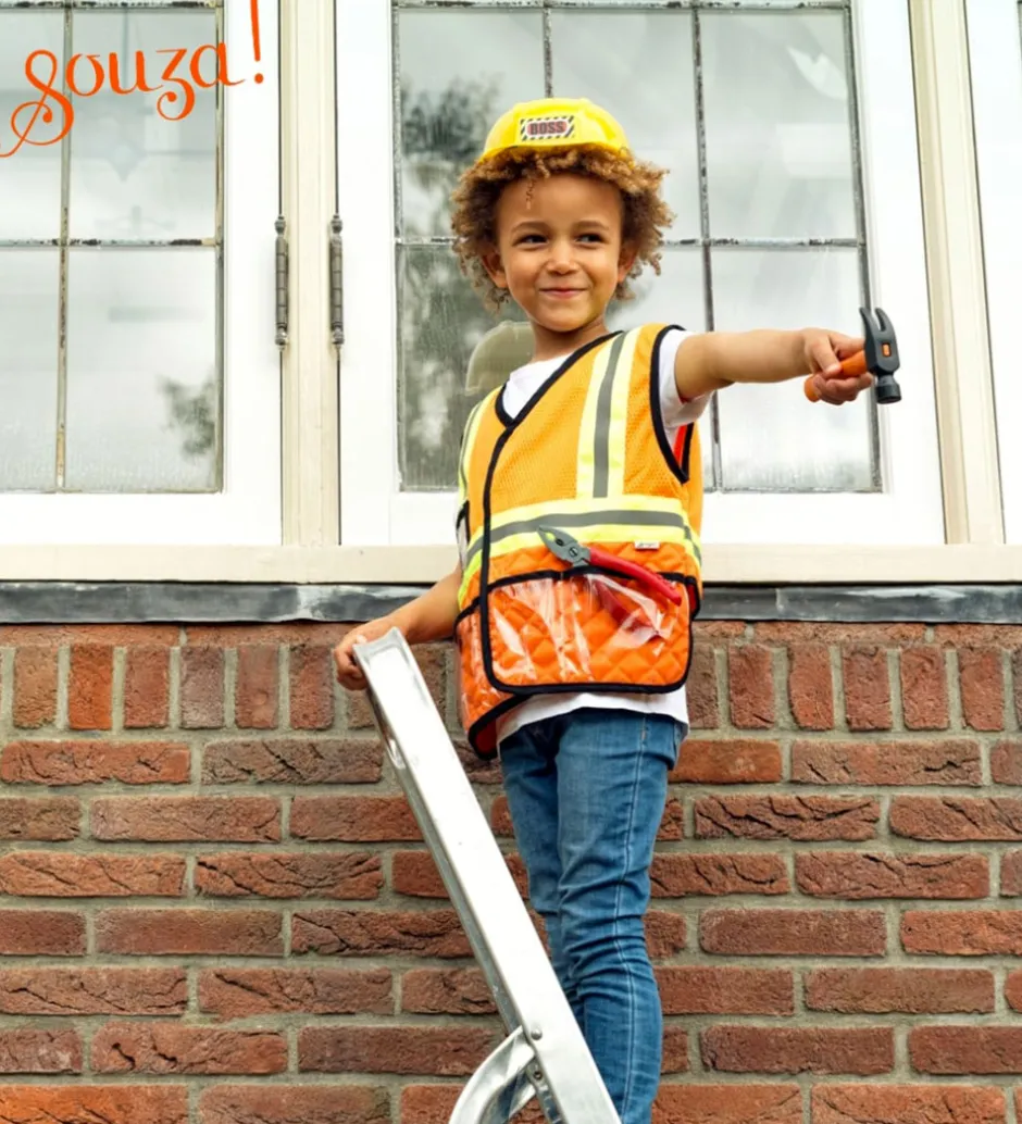 Udklædningstøj*Souza Udklædning - Byggearbejder - Orange