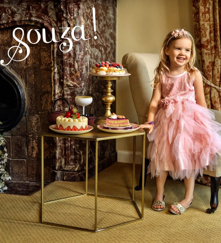 Udklædningstøj*Souza Udklædning - Prinsesse - Clementine - Rosa
