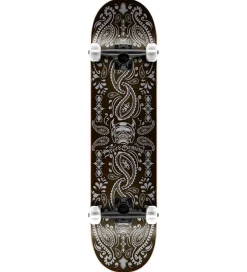 Speed Demons Skateboard - 7.75'' - Bandana Komplet - Sort/Grå