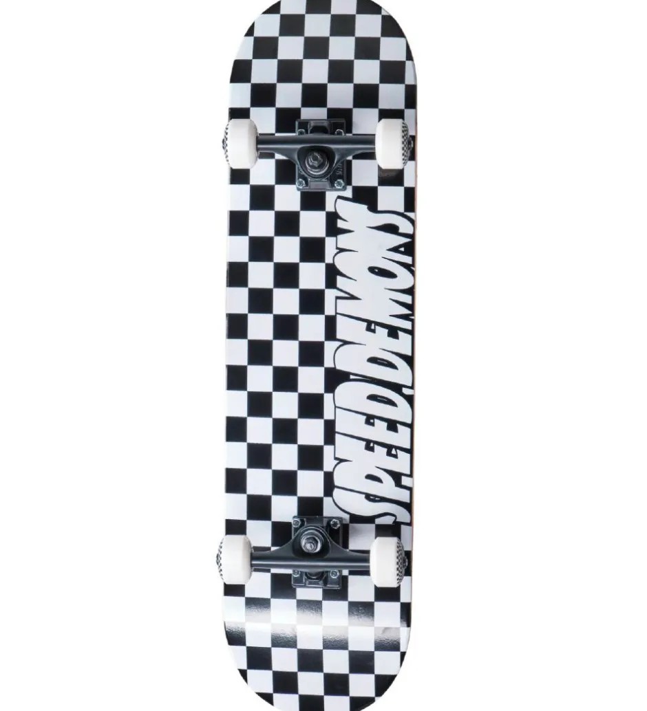 Skateboards*Speed Demons Skateboard - 8'' - Checkers Komplet - Checkers