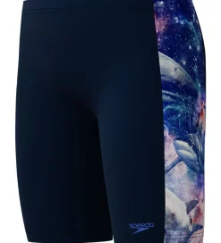 Svømmetøj*Speedo Badebukser - Digital Panel Jammer - Navy m. Hajer