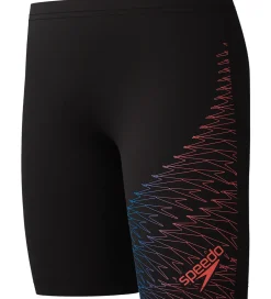 Svømmetøj|Svømning*Speedo Badebukser - Medley Logo - Sort m. Rød
