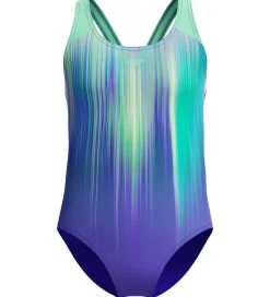 Svømmetøj|Svømning*Speedo Badedragt - Digi Placement Splashback - Grøn/Lilla