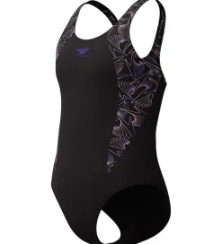 Svømmetøj|Svømning*Speedo Badedragt - HyperBoom Splice Muscleback - Sort/Fersken