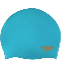 Badehætter*Speedo Badehætte - Junior - Silicone - Blå/Orange