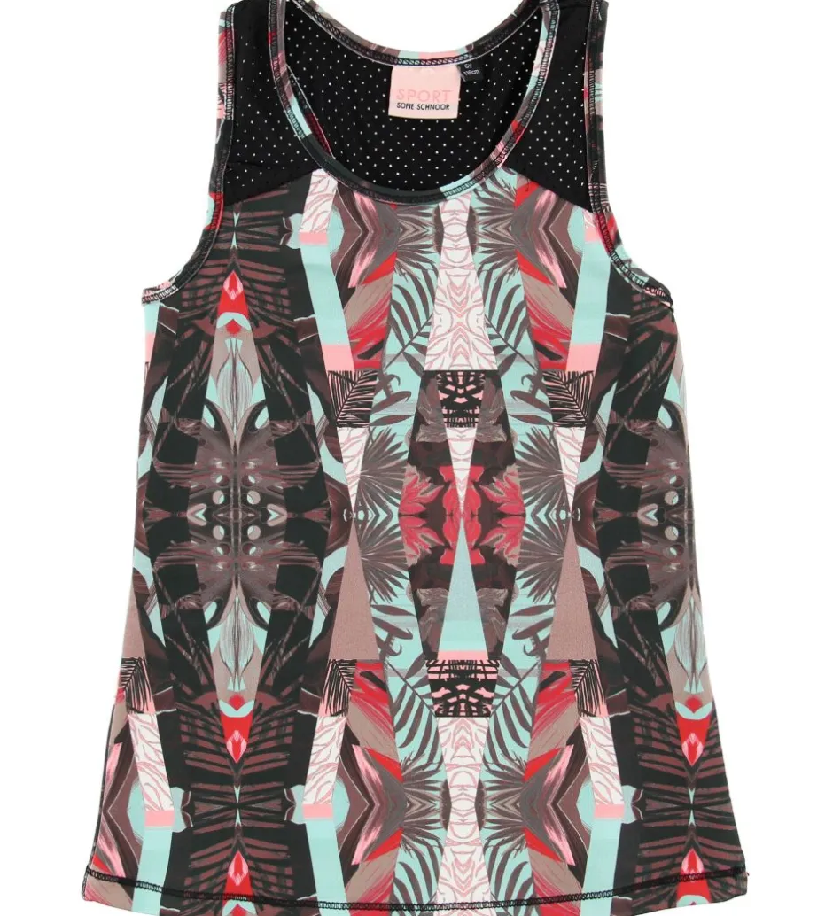 Sofie Schnoor Sport by Top - Turkis m. Print