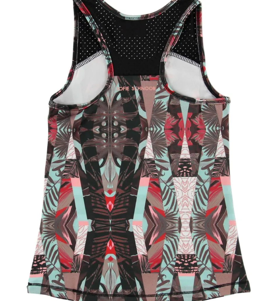 Sofie Schnoor Sport by Top - Turkis m. Print