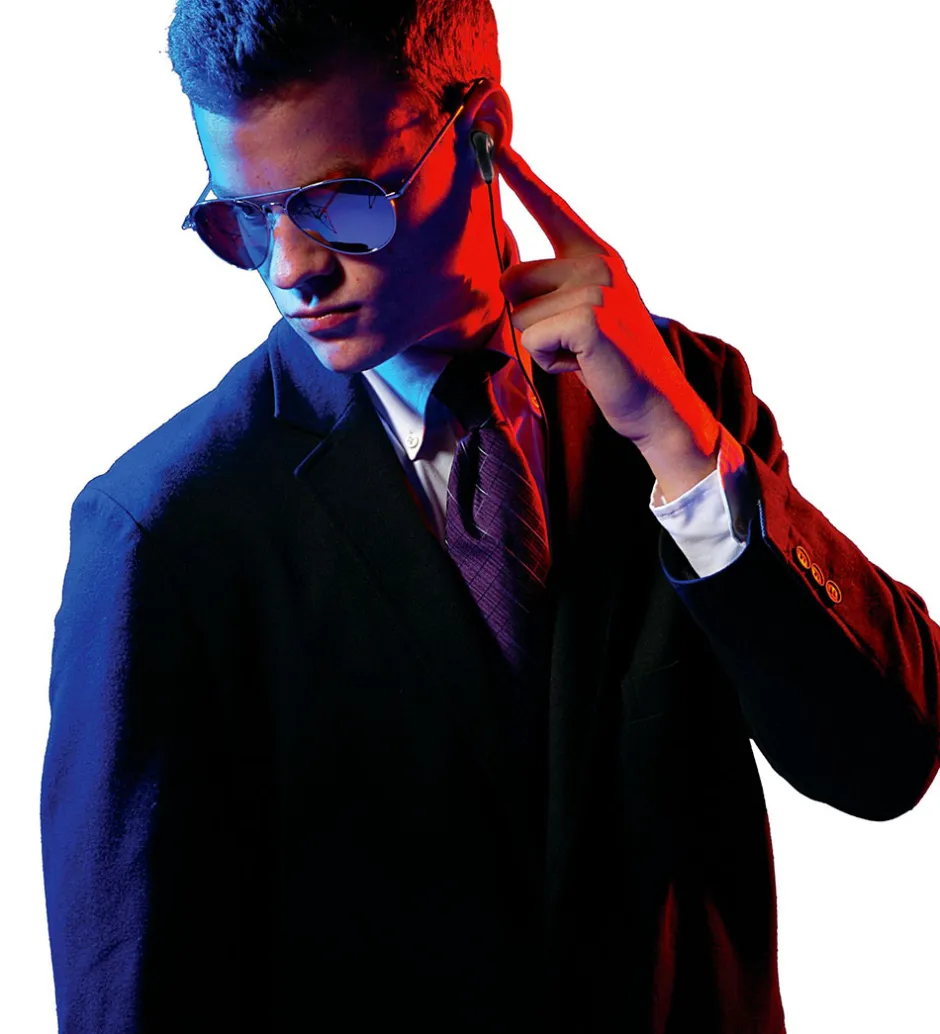 Walkie Talkies*SpyX Walkie Talkies - Secret Agent - 2 stk. - Sort