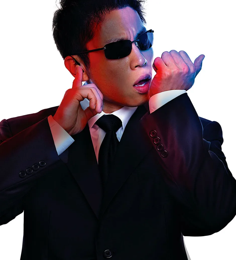 Walkie Talkies*SpyX Walkie Talkies - Secret Agent - 2 stk. - Sort