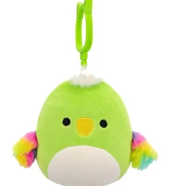 Nøgleringe*Squishmallows Bamse - 9 cm - Wolfe - Clip On