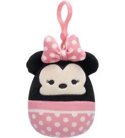 Nøgleringe*Squishmallows Taskevedhæng - 9 cm - Minnie Mouse - Clip On