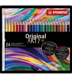 Tuscher Og Farver|Skriveredskaber*Stabilo Farveblyanter - Original Arty+ - 24 stk. - Multifarvet