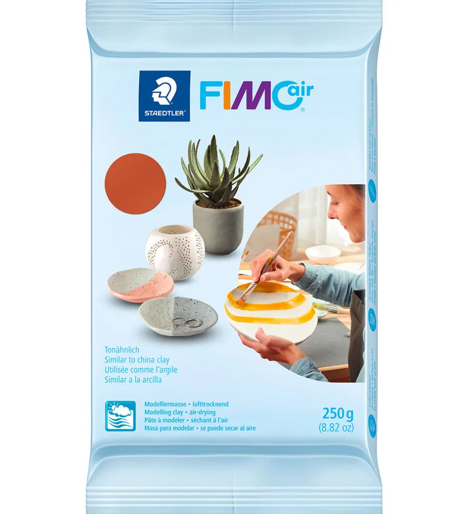 Modellervoks*Staedtler FIMO Modellervoks - Air - 250g - Terracotta
