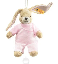 Musikuroer*Steiff Musikuro - Hoppel Hase - 20 cm - Pink