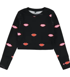 Børn Stella McCartney Kids Badebluse - Cropped - UV50+ - Sort m. Læbe