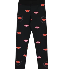 Børn Stella McCartney Kids Leggings - Sort m. Læber