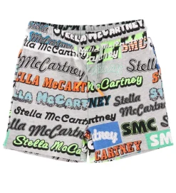 Sportsshorts*Stella McCartney Kids Shorts - Logo Sport - Gråmeleret m. Stella