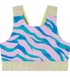T-Shirts Og Toppe*Stella McCartney Kids Træningstop - Rosa/Blå/Grønstribet