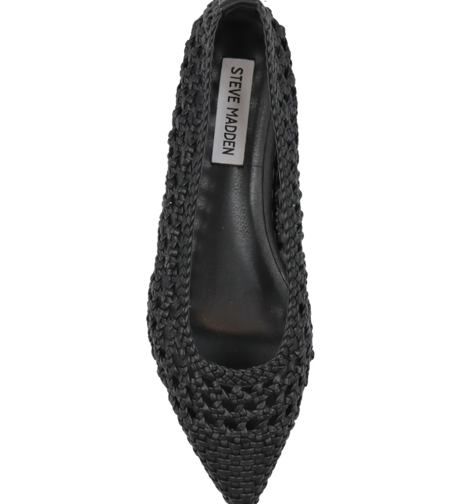 Steve Madden Sko - Saxton Ballerina - BLACK
