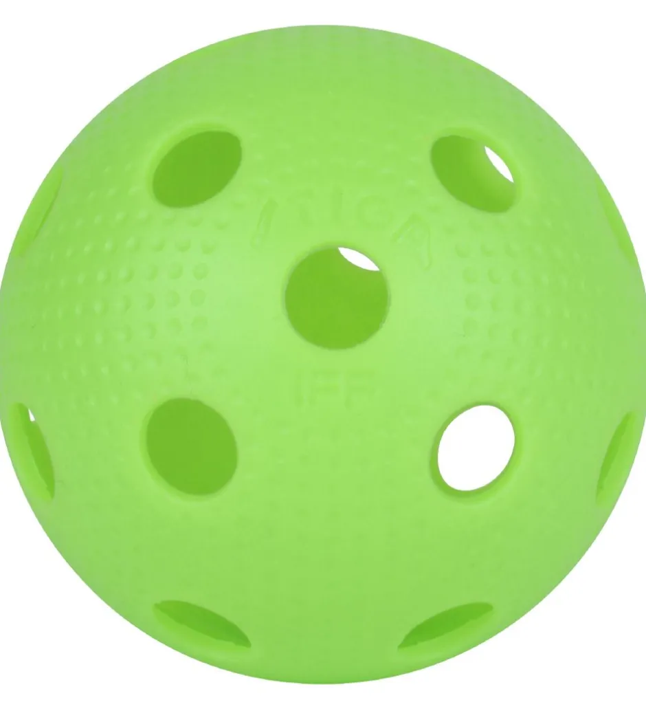 Bolde*Stiga Bolde - Floorball - 2-pak - Orange/Limegrøn