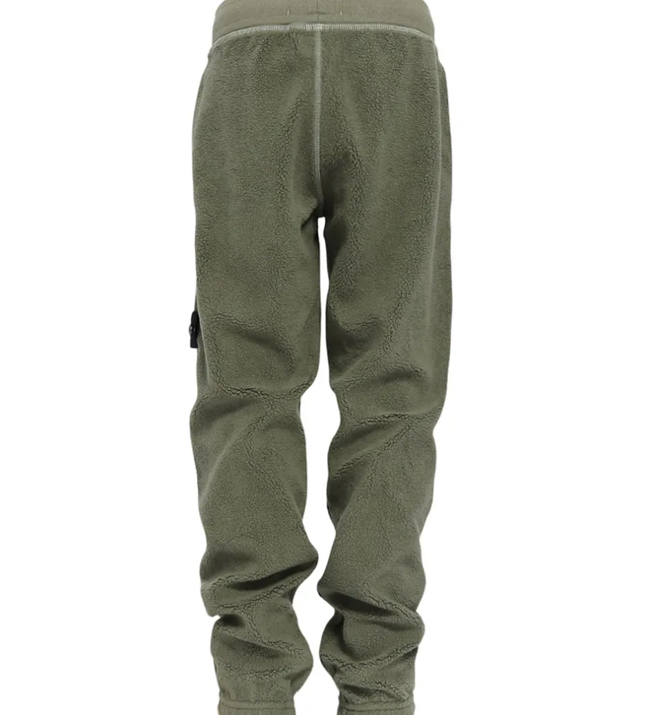 Fleece*Stone Island Fleecebukser - Military Green