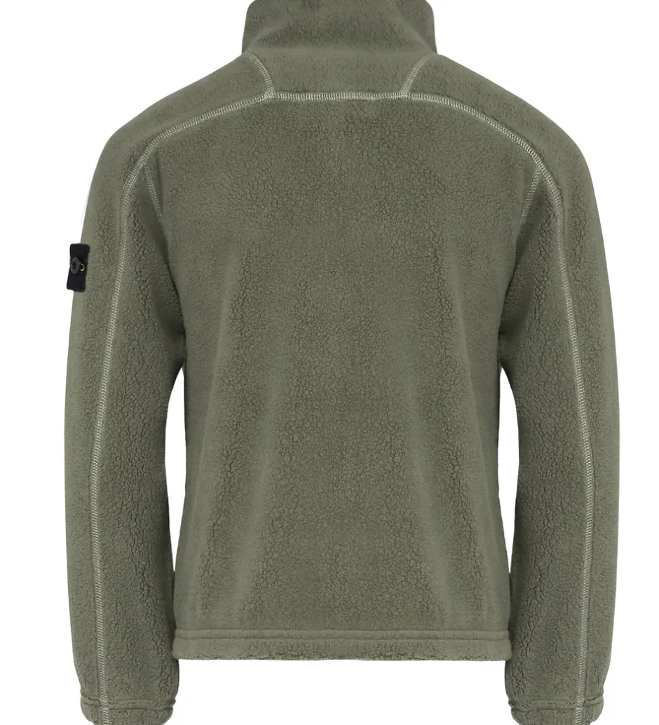 Fleece*Stone Island Fleecejakke - Military Green