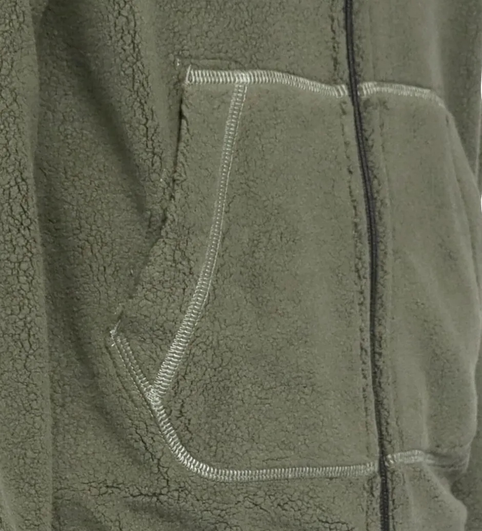 Fleece*Stone Island Fleecejakke - Military Green