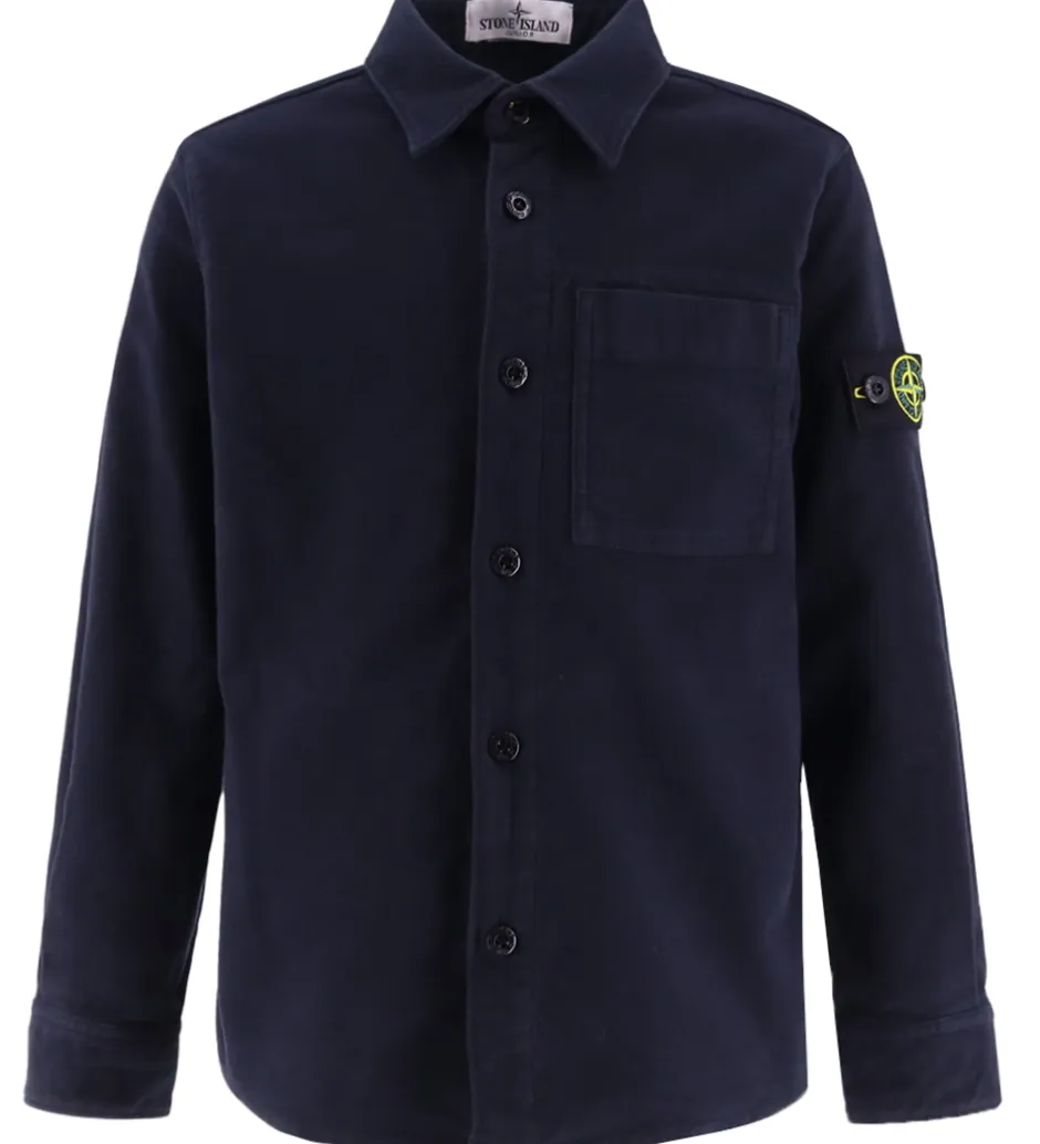 Skjorter*Stone Island Skjorte - Overshirt - Navy