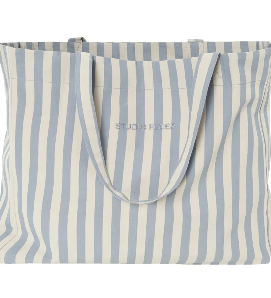 Studio Feder Shopper - Hanna - Canvas - 40x45 cm - Pale Blue Str
